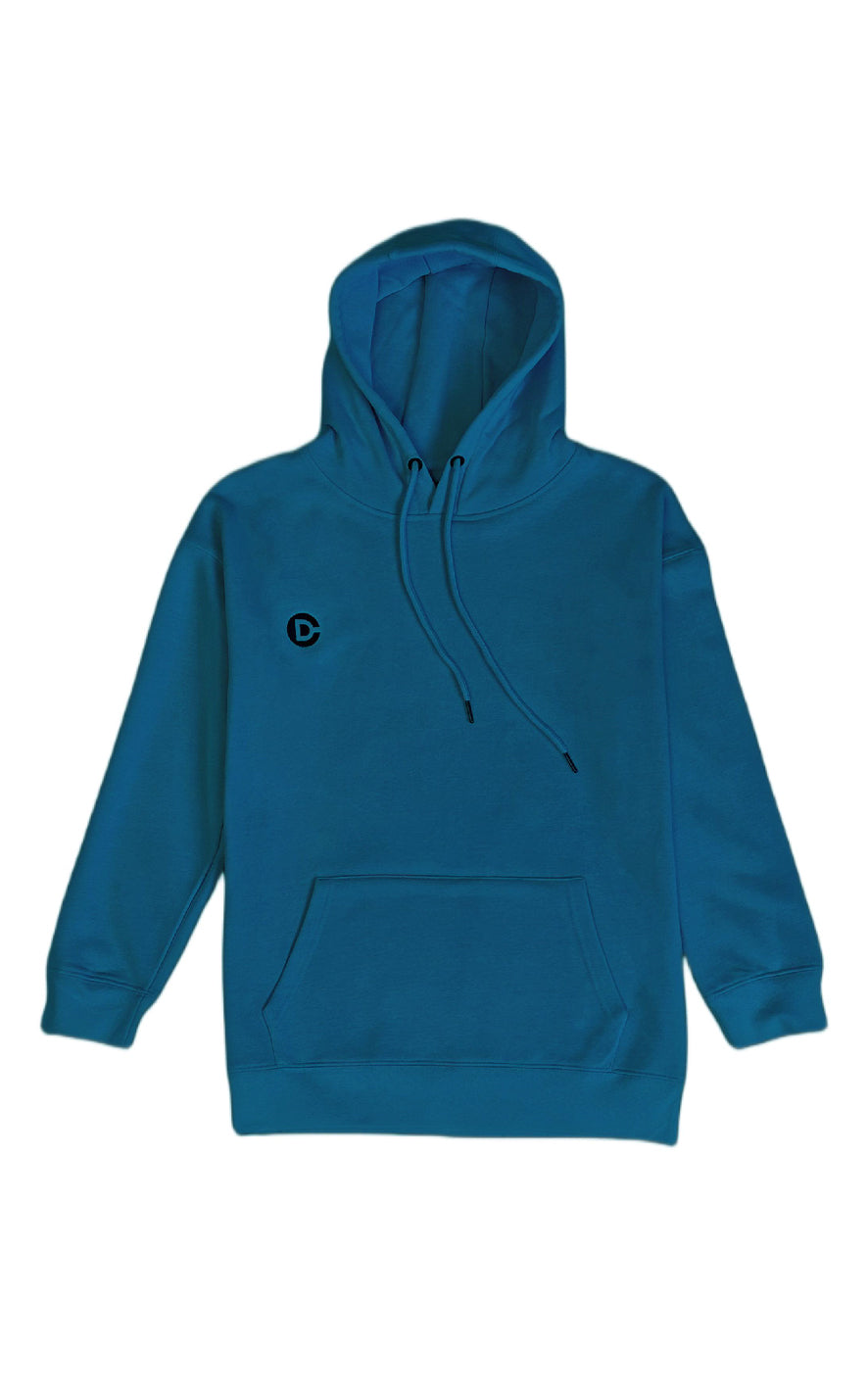 CD Ladies Hoodies Teal Blue